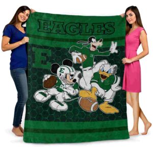 eastern michigan eagles three musketeers green blanket fashion forward