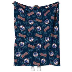 edmonton oilers diehard fans blue blanket best selling