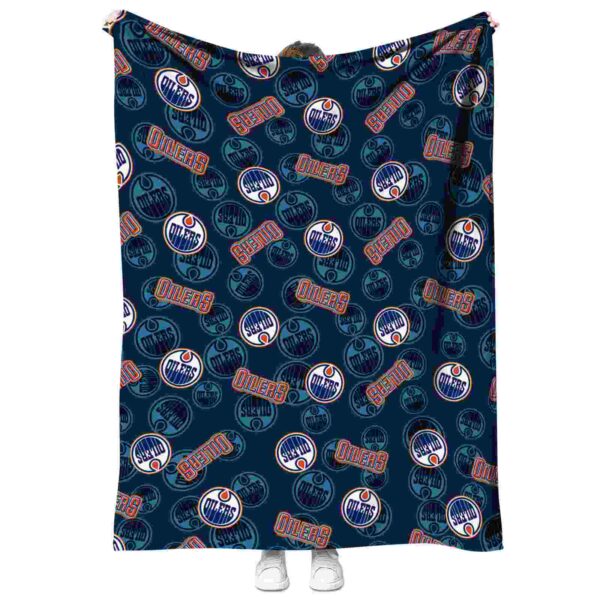 edmonton oilers diehard fans blue blanket best selling