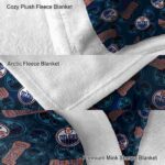 edmonton oilers diehard fans blue blanket premium grade