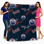 edmonton oilers fan spirit blue blanket fashion forward