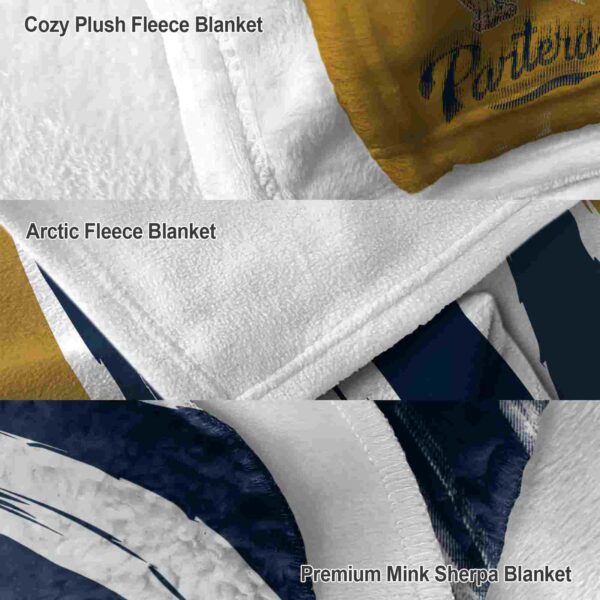 fiu panthers brushstrokes blue white blanket premium grade