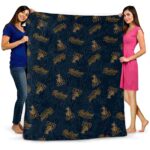 fiu panthers diehard fans blue blanket fashion forward