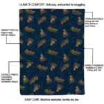 fiu panthers diehard fans blue blanket new arrival