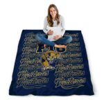 fiu panthers fan pride blue blanket high quality