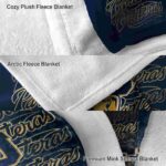 fiu panthers fan pride blue blanket premium grade