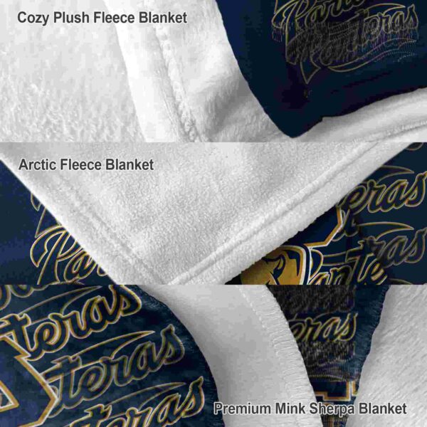 fiu panthers fan pride blue blanket premium grade