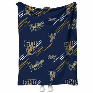 fiu panthers fan spirit blue blanket best selling