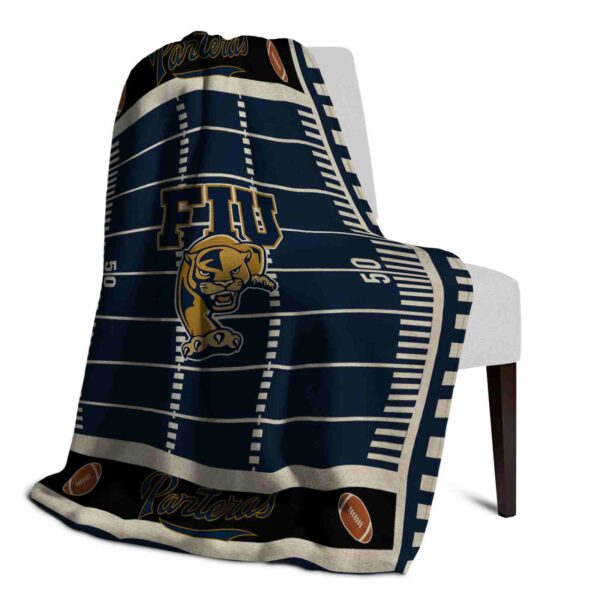 fiu panthers football field blue blanket top rated