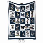 fiu panthers mickey minnie blue white blanket best selling