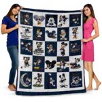 fiu panthers mickey minnie blue white blanket fashion forward