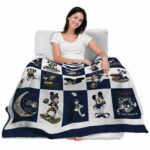 fiu panthers mickey minnie blue white blanket latest model