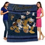 fiu panthers three musketeers blue blanket fashion forward