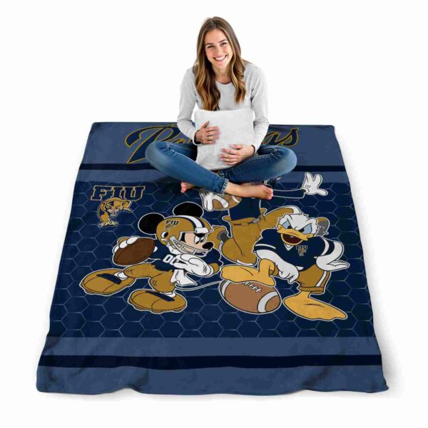 fiu panthers three musketeers blue blanket high quality