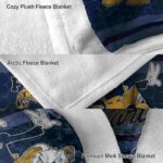 fiu panthers three musketeers blue blanket premium grade