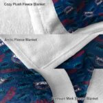 florida atlantic owls diehard fans blue blanket premium grade