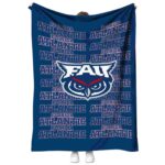 florida atlantic owls fan pride blue blanket best selling