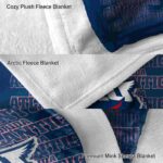 florida atlantic owls fan pride blue blanket premium grade