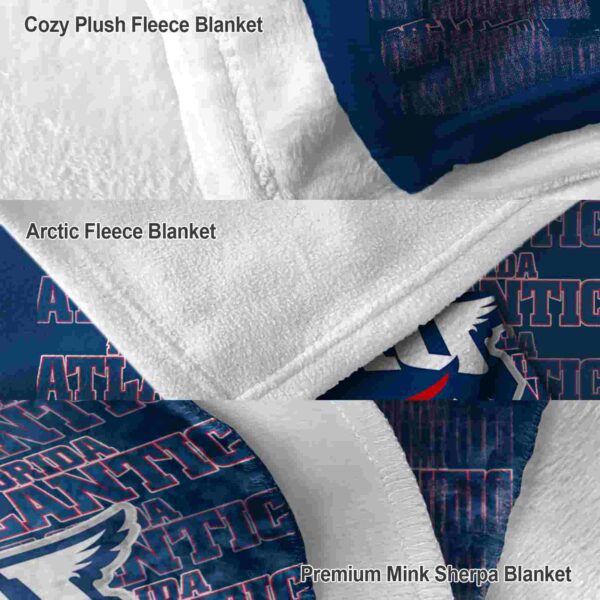 florida atlantic owls fan pride blue blanket premium grade