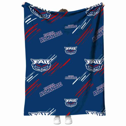 florida atlantic owls fan spirit blue blanket best selling