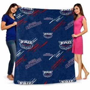 florida atlantic owls fan spirit blue blanket fashion forward