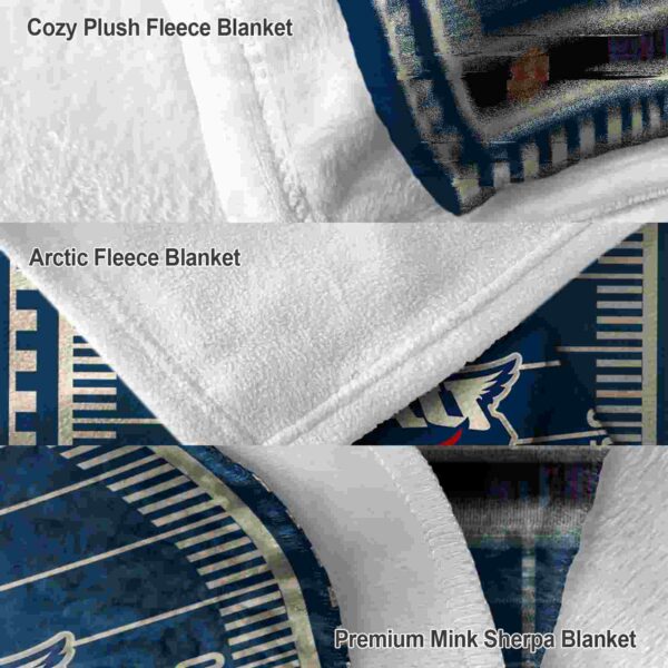 florida atlantic owls football field blue blanket premium grade