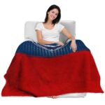 florida atlantic owls gradient dots blue blanket best selling