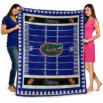 florida gators football field blue blanket best selling