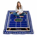 florida gators football field blue blanket best selling