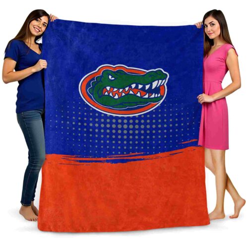 florida gators gradient dots blue blanket fashion forward