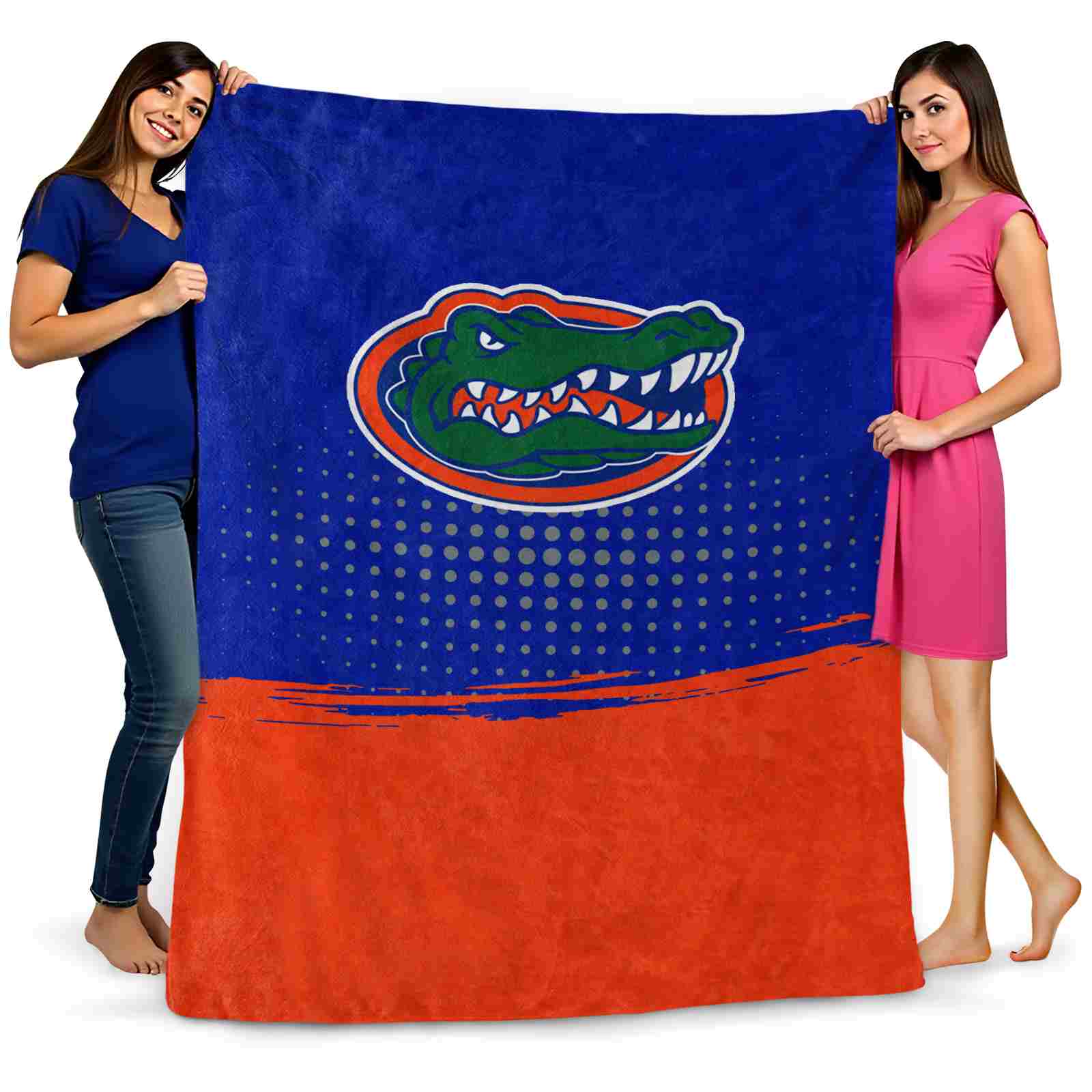 florida gators gradient dots blue blanket fashion forward florida gators gradient dots blue blanket fashion forward