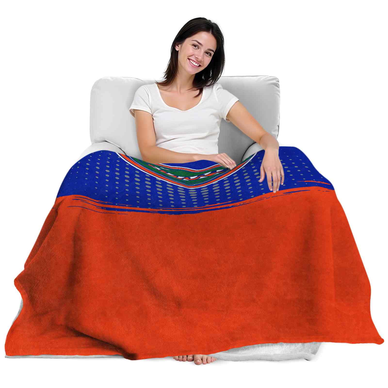 florida gators gradient dots blue blanket latest model florida gators gradient dots blue blanket latest model