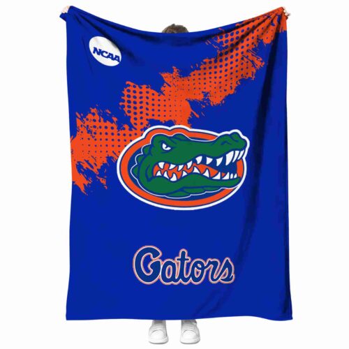 florida gators grunge texture blue blanket best selling