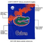 florida gators grunge texture blue blanket new arrival