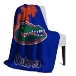 florida gators grunge texture blue blanket top rated