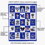 florida gators mickey minnie blue white blanket new arrival