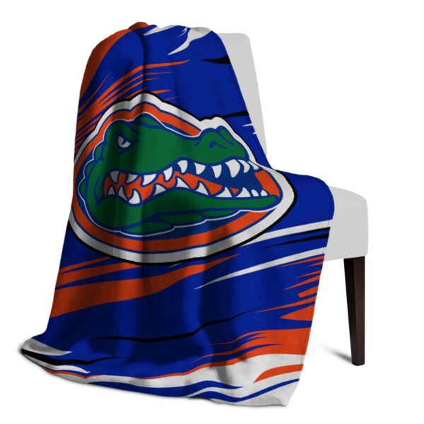 florida gators paint streaks blue white blanket top rated