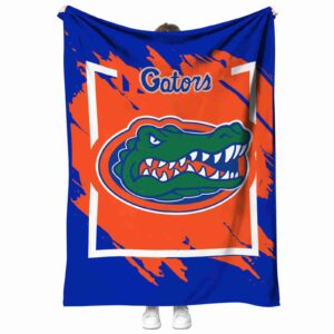 florida gators splatter effect blue blanket best selling