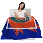 florida gators splatter effect blue blanket best selling
