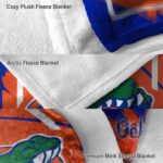florida gators splatter effect blue blanket best selling