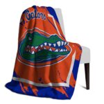 florida gators splatter effect blue blanket best selling