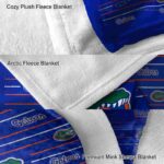 florida gators striped pattern blue blanket best selling