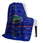 florida gators striped pattern blue blanket best selling