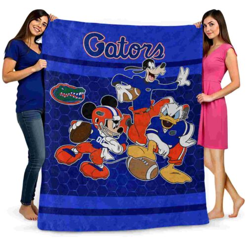 florida gators three musketeers blue blanket fashion forward