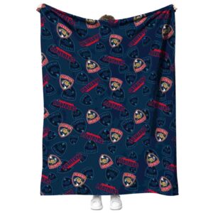 florida panthers diehard fans red blanket best selling