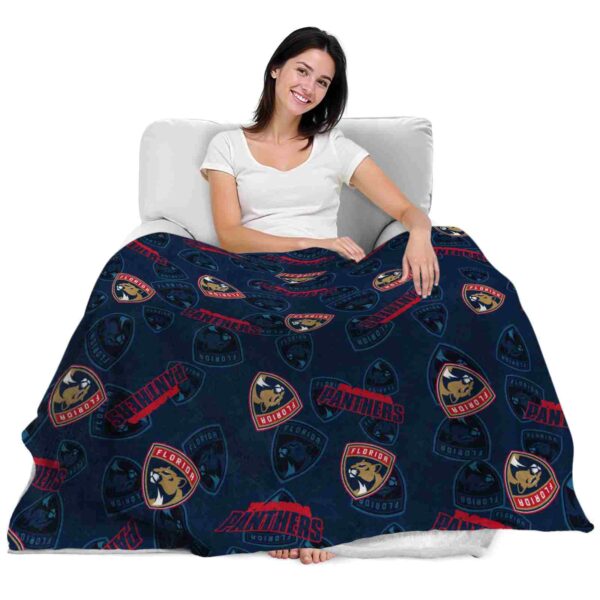 florida panthers diehard fans red blanket latest model