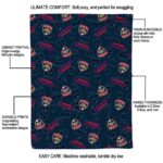 florida panthers diehard fans red blanket new arrival