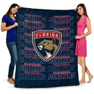florida panthers fan pride red blanket fashion forward