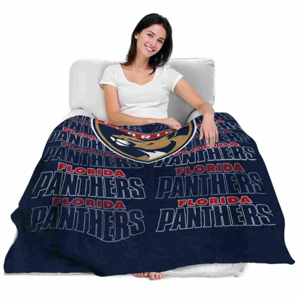 florida panthers fan pride red blanket latest model