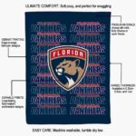 florida panthers fan pride red blanket new arrival
